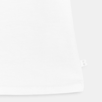 تيشيرت بأكمام مزينة بتطريز إنجليزي، باللون الأبيض للفتيات